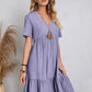💝Hot Sale 62% Off🎁Retro V-neck Loose Casual Dress💖Buy 2 Free Shipping