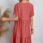 💝Hot Sale 62% Off🎁Retro V-neck Loose Casual Dress💖Buy 2 Free Shipping
