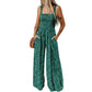 ⏰ LAST DAY SALE: ONLY ￡14.99!!🏖️Women’s Casual Print Sleeveless Overalls Jumpsuits