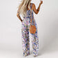 ⏰ LAST DAY SALE: ONLY ￡14.99!!🏖️Women’s Casual Print Sleeveless Overalls Jumpsuits