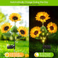 🔥Last Day Special Price: ￡7.99!!🔥 LuminaBloom™ Solar Sunflower Garden Stake Lights 🌻 | Waterproof 🌧️ | No Wiring💡
