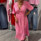 🏖️Summer Cool Deal: 49% OFF!!🎀Women's V-Neck Printed Dress