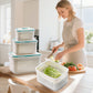 🔥Summer Hot Sale 60％ OFF💝2 in 1 Draining Fresh-Keep Food Container