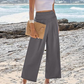 🎉Hot Sale 60% OFF🌸Women's High-Waisted Straight-Leg Linen Cropped Pants