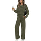 🔥LAST DAY SALE 70% OFF👍✨Women's Long Sleeve Loose-Fitting Casual Solid  Lounge Pants Set