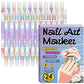 🔥Last Day 49% OFF💅✨Dual-Tip Nail Art Marker Pen Set– for Tire Painting,  & Manicure🎨For Adults, Kids and Pets.