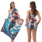 2026 ⭐New Arrival🥳LIMITED TIME 50% OFF!🏖️2-in-1 Convertible Beach Towel & Drawstring Backpack