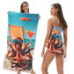 2026 ⭐New Arrival🥳LIMITED TIME 50% OFF!🏖️2-in-1 Convertible Beach Towel & Drawstring Backpack