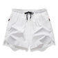🏃🔥Last Day Sale 49% OFF💨 Breathable Athletic Shorts – Zippered Pockets, Quick-Dry & Elastic Waistband
