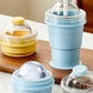 ⏰Limited-time 50% off🥤2-in-1 Foldable Silicone Ice Cup 🧊 | Makes XL Ice Balls  ☕🍹 | Leak-Proof Drinking Cup with Straw  ✅