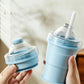 ⏰Limited-time 50% off🥤2-in-1 Foldable Silicone Ice Cup 🧊 | Makes XL Ice Balls  ☕🍹 | Leak-Proof Drinking Cup with Straw  ✅