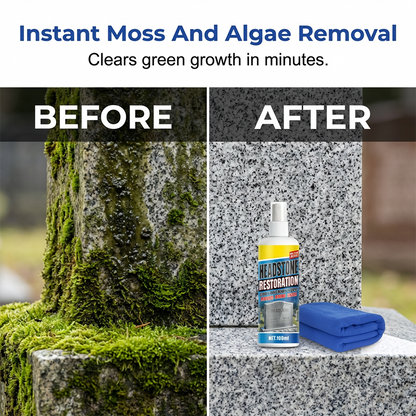 ⏰🎁LAST DAY BUY 1 GET 1 FREE!!💕Headstone Cleaning & Restoration Spray – Remove Stains Instantly