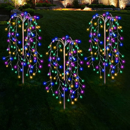 ⏳Limited-time Sale: ONLY ￡8.99!! ✨Solar Firework Garden Lights – Waterproof Starburst Stake Lamps for Paths, Patios & Parties 🌟🌧️✨ (Multi-Colour)