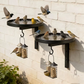🎁💥LAST DAY SALE 50% OFF!!🥳Wall-Mounted Metal Bird Bath – Antique Bronze Finish 🐦🛁🧱🏡