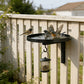 🎁💥LAST DAY SALE 50% OFF!!🥳Wall-Mounted Metal Bird Bath – Antique Bronze Finish 🐦🛁🧱🏡