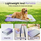 🐶💥LAST DAY SALE 50% OFF!!🐱❄️Cooling Gel Mat for Pets Summer Heat Relief Pad Breathable Non-Toxic Cool Sleeping Mat for Dogs Cats