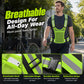 📢📢 50% OFF !! ⏰High Visibility Reflective Vest Adjustable Safety Running Gear with Pocket