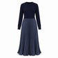💖2026 Autumn’s Hot Sale 70% OFF✨Effortless Elegance | Women's Pleated Round-Neck Maxi Dress 🌟
