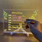 ✨ Magic Glowing LED Drawing Board! ✨ Erasable Light-Up Acrylic Drawing Board with Stand