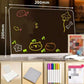 ✨ Magic Glowing LED Drawing Board! ✨ Erasable Light-Up Acrylic Drawing Board with Stand