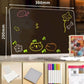 ✨ Magic Glowing LED Drawing Board! ✨ Erasable Light-Up Acrylic Drawing Board with Stand