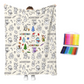 Creative Cozy Coloring Blanket Kit-Free Shipping Today