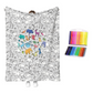 Creative Cozy Coloring Blanket Kit-Free Shipping Today