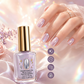 🔥 50% OFF! 🍑 Lilac Glossy Mirror Nail Strengthener-🔥【Buy 1 Get 1 Free Today】🔥