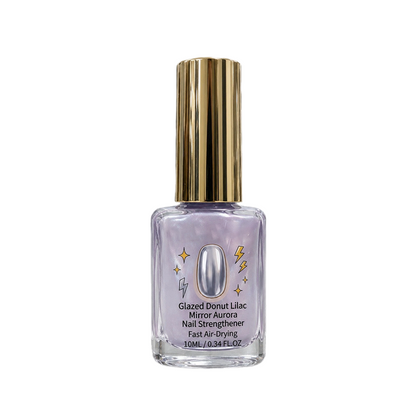 🔥 50% OFF! 🍑 Lilac Glossy Mirror Nail Strengthener-🔥【Buy 1 Get 1 Free Today】🔥
