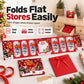 🏆 Last Day Special Price £5.99💖BUY 1 GET 1 FREE✨ Festive Cash Gift Card Holder – Multi-Slot Organization, Holiday Notes Space & Ribbon Envelope – Turn Cash into a Thoughtful Christmas Gift 💌