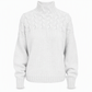 🧶 Cozy Cable-Knit Style | Turtleneck Pullover Sweater