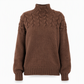 🧶 Cozy Cable-Knit Style | Turtleneck Pullover Sweater