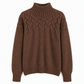🧶 Cozy Cable-Knit Style | Turtleneck Pullover Sweater