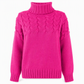 🧶 Cozy Cable-Knit Style | Turtleneck Pullover Sweater