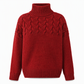 🧶 Cozy Cable-Knit Style | Turtleneck Pullover Sweater