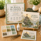Psalms Sea Glass Art Kit - Christian Scripture DIY Decor