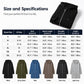 Women Mid-Length Hooded Sweatshirt Jacket Casual Zip Up Cardigan Coat with Pockets