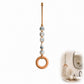 🧺 Save 50%! 🌸 Beaded Towel Hanger – Wooden ring & boho style ✨