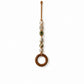 🧺 Save 50%! 🌸 Beaded Towel Hanger – Wooden ring & boho style ✨