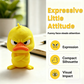 😠 Angry Duck Desk Figurine — Add a Tiny Attitude to Your Space! 🐥