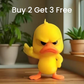 😠 Angry Duck Desk Figurine — Add a Tiny Attitude to Your Space! 🐥