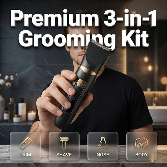 ⏳🔥LIMITED-TIME 50% OFF! ✂️ 3-in-1 Electric Grooming Kit – Perfect for Men & Women ✨